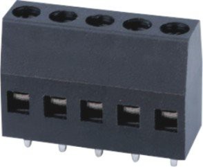 Khối đầu cuối trục vít PCB màu đen 5.0mm