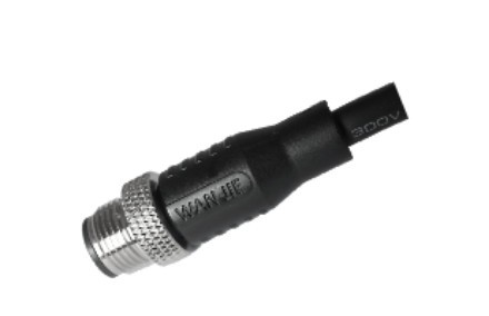 M12 Male Straight UnShield A-Mã hóa Cáp PVC 4PIN 3.0M M12X1.0
