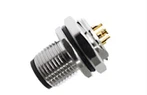 M12 Nam Loại hàn gắn phía sau A{1}}Mã hóa 4PIN M16*1.5