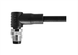 M8 Nam Góc Không Che Chắn A-Mã Hóa 3PIN PUR 1.0M M8X1.0
