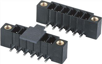 Đầu nối cao độ nam góc phải. 3.81mm có mặt bích
